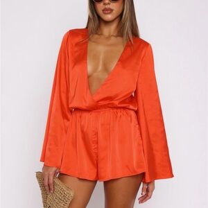White Fox Boutique Orange Dress